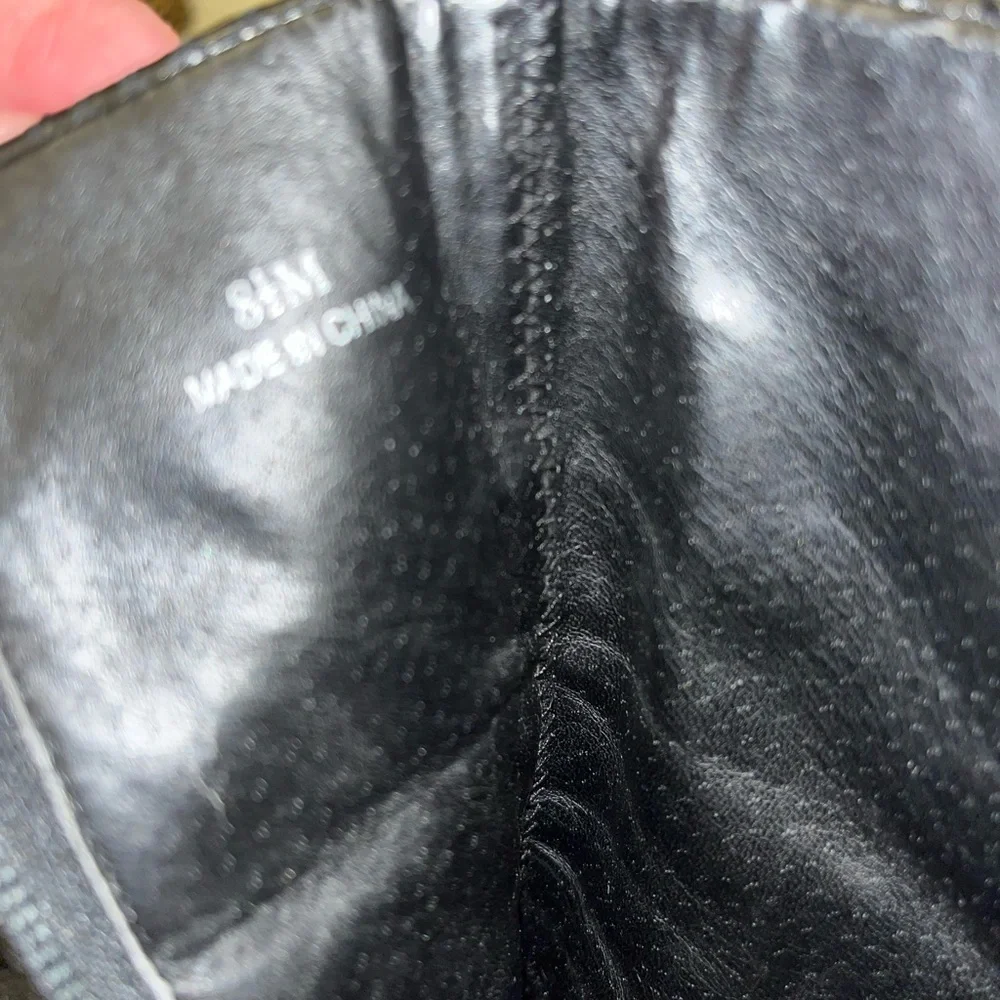 Linea Paolo black leather pointed toe bootie size 8.5 - Picture 10 of 14